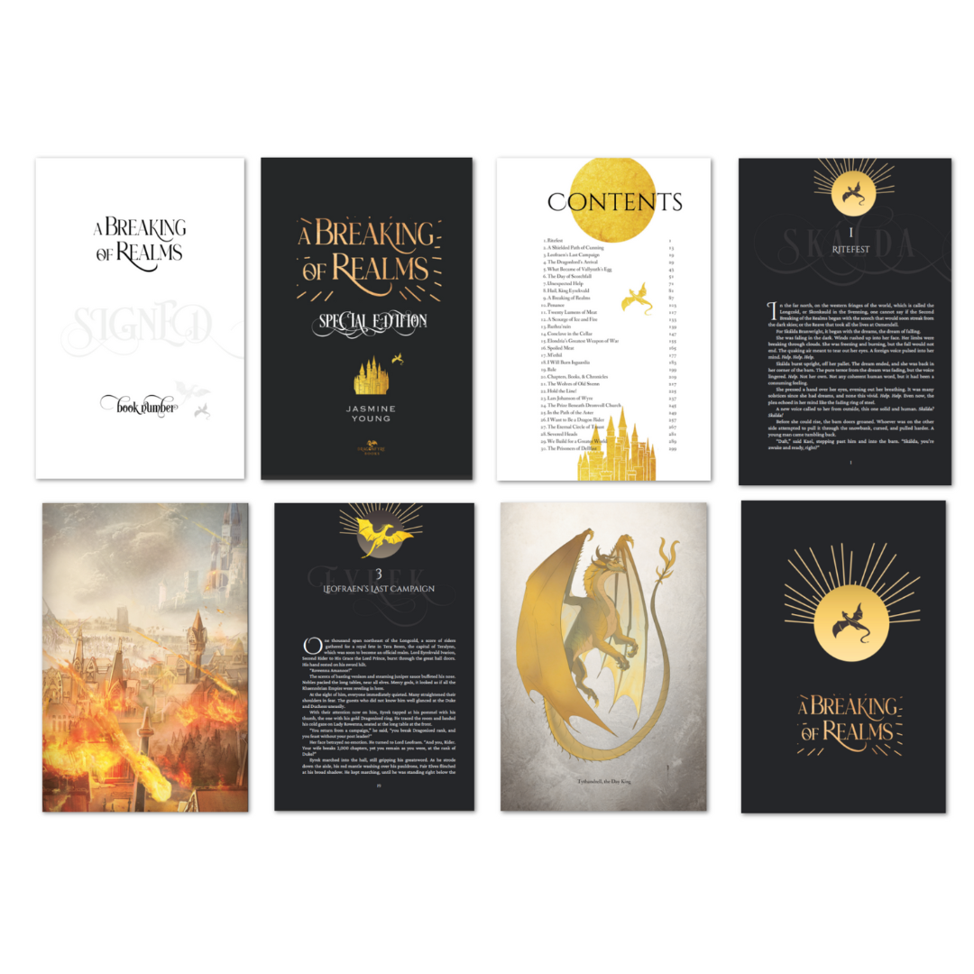 A Breaking of Realms: Special Edition SIGNED Hardback (Limited Print)