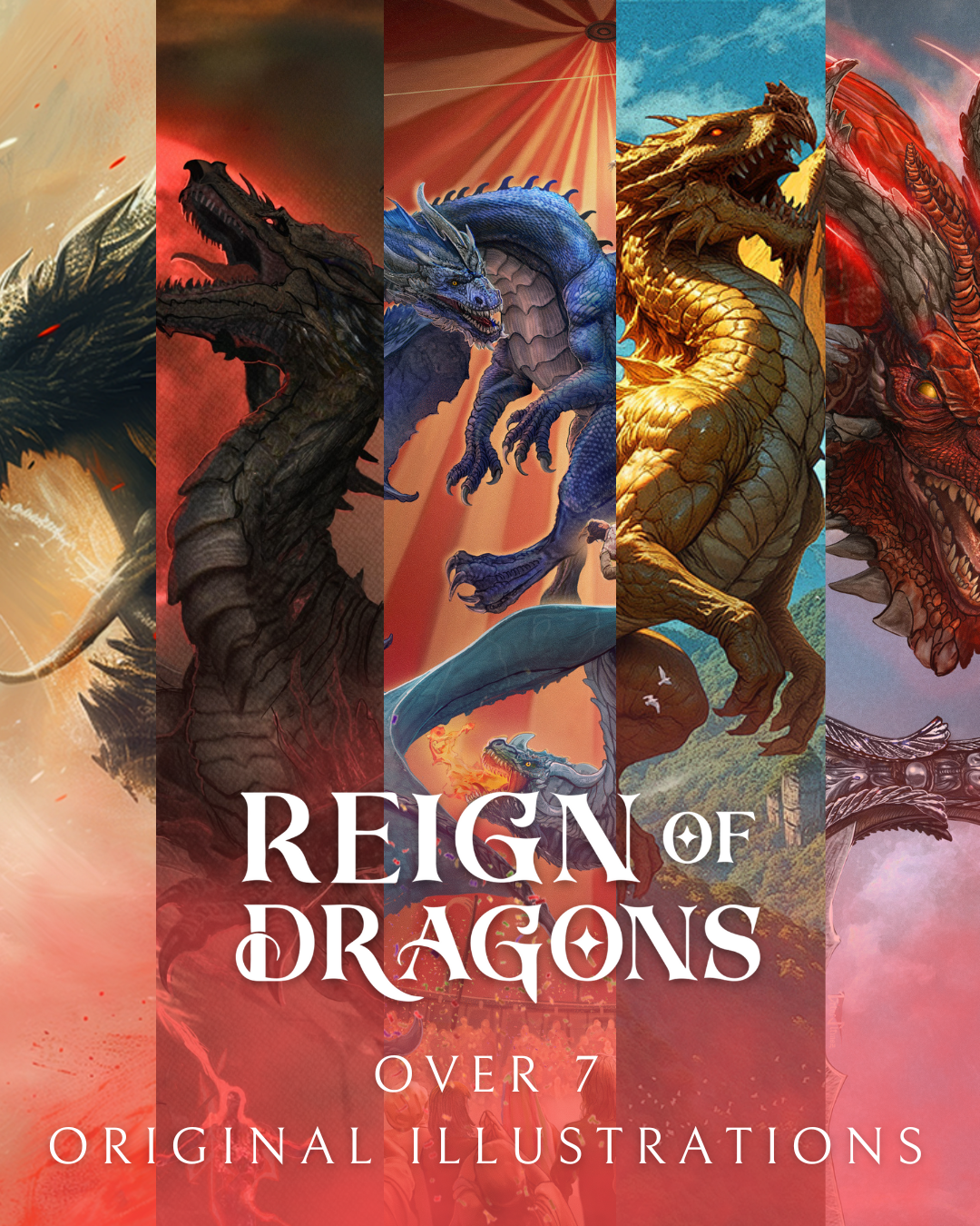 (PREORDER) Reign of Dragons Anthology: A Deluxe Illustrated Hardcover